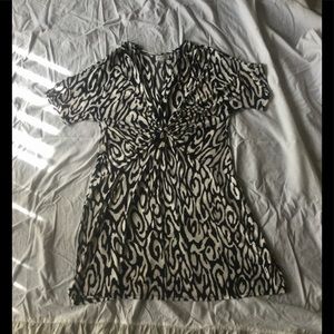 En Focus Printed Dress 18W